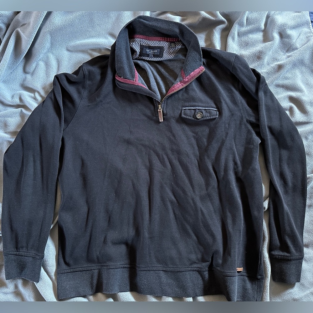Ted Baker - Men’s Black Quarter Zip